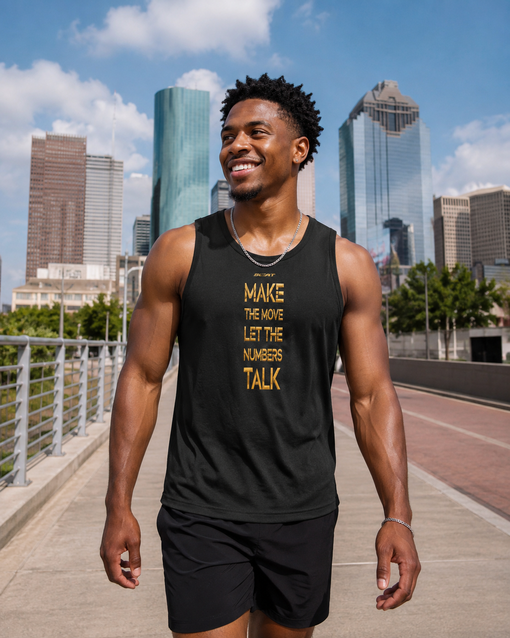 GOAT SOCIETY MEN'S PERFORMANCE ACTIVE TANK TOP