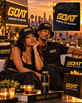 GOAT SILENT MOVES LOUD RESULTS COTTON TWILL BUCKET HAT | EMBROIDERED PREMIUM LIFESTYLE HEADWEAR
