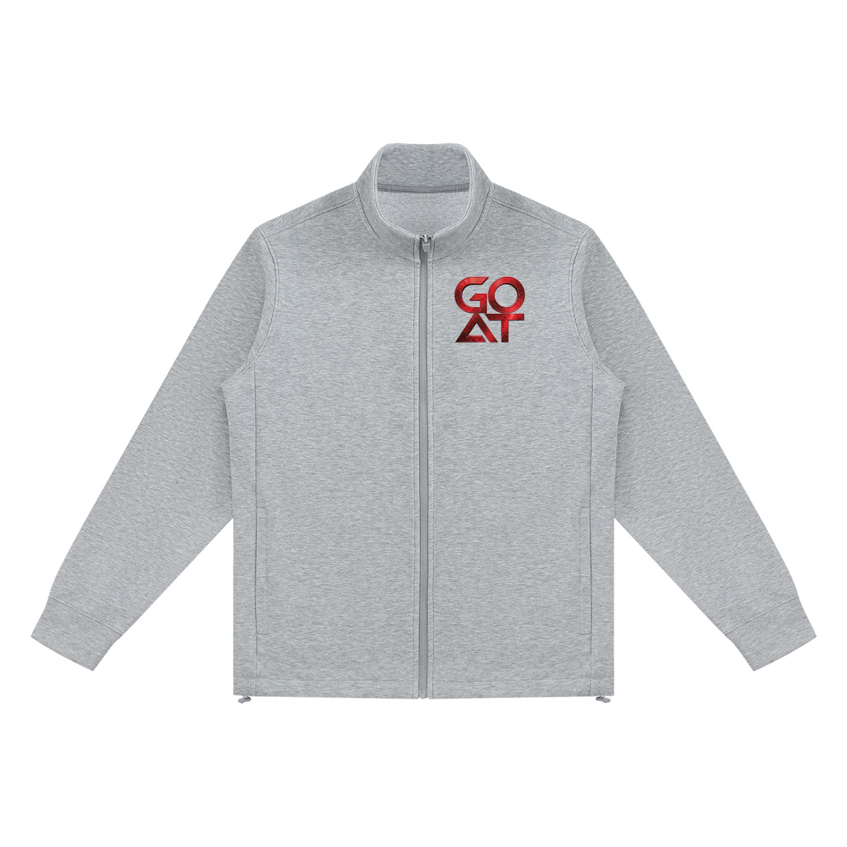 GOAT SOCIETY GENERATIONAL WEALTH 380 GSM STAND COLLAR TRACK JACKET |