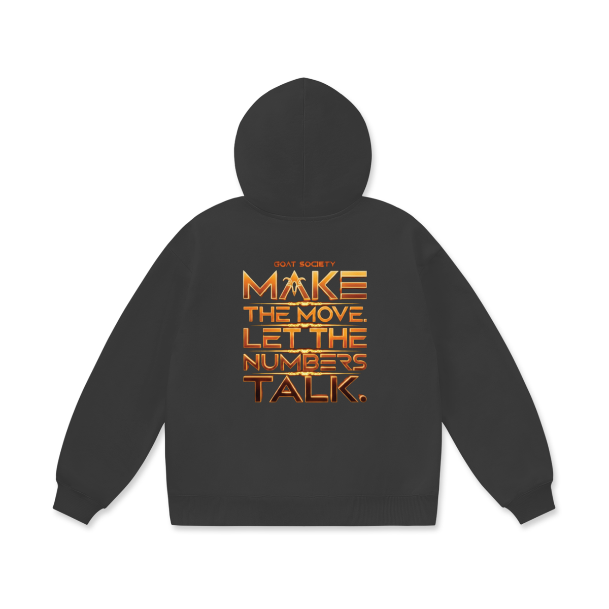 GOAT SOCIETY Standing on Business Oversized Heavyweight Fleece Hoodie