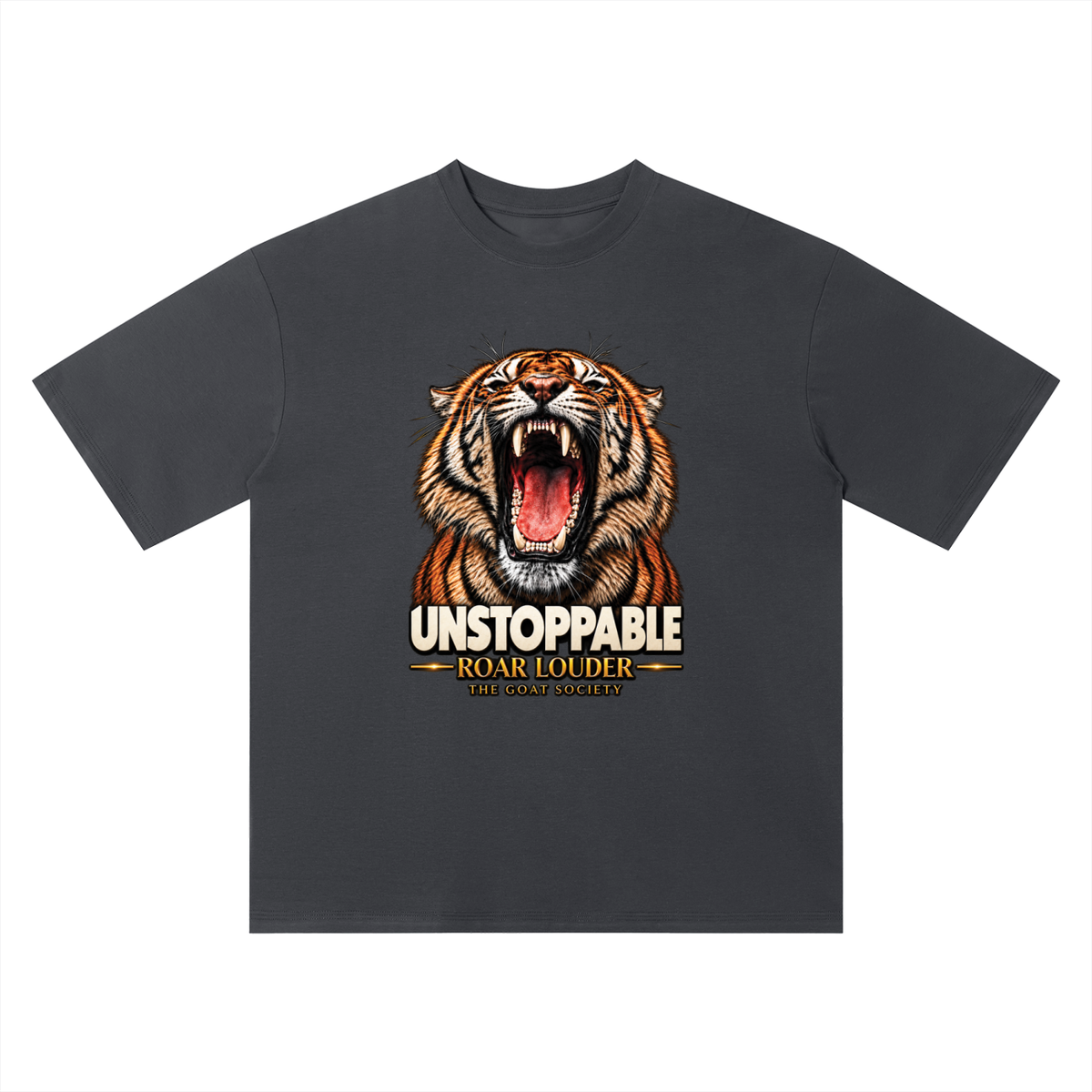GOAT SOCIETY ROAR LOUDER UNISEX QUICK-DRY T-SHIRT | 150 GSM PERFORMANCE LIFESTYLE TEE