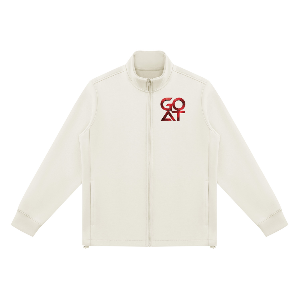GOAT SOCIETY GENERATIONAL WEALTH 380 GSM STAND COLLAR TRACK JACKET |