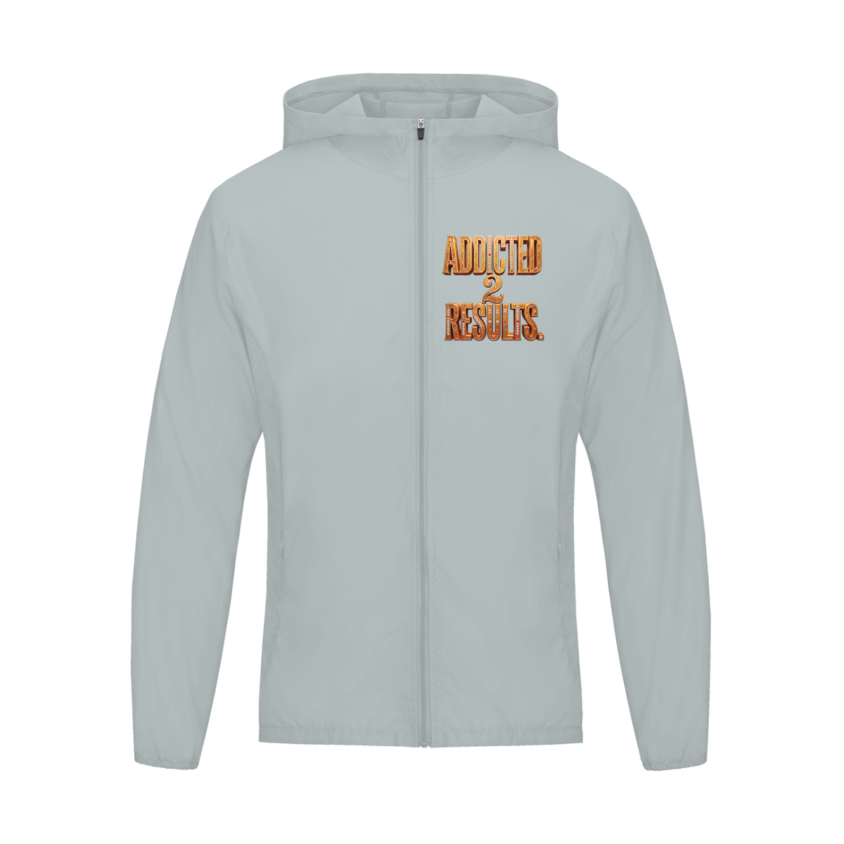 ADDICTED 2 RESULTS 130 GSM HOODED SPORTS JACKET | UNISEX LIGHTWEIGHT PERFORMANCE APPAREL