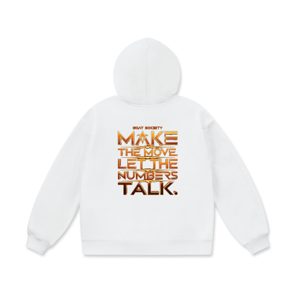 GOAT SOCIETY Standing on Business Oversized Heavyweight Fleece Hoodie