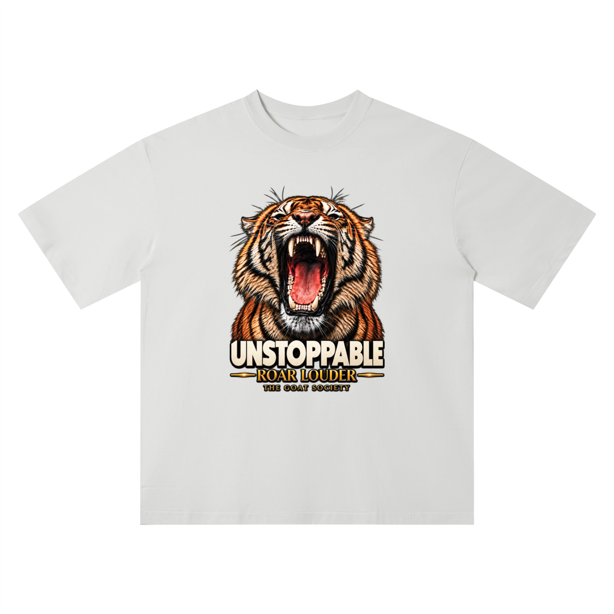 GOAT SOCIETY ROAR LOUDER UNISEX QUICK-DRY T-SHIRT | 150 GSM PERFORMANCE LIFESTYLE TEE