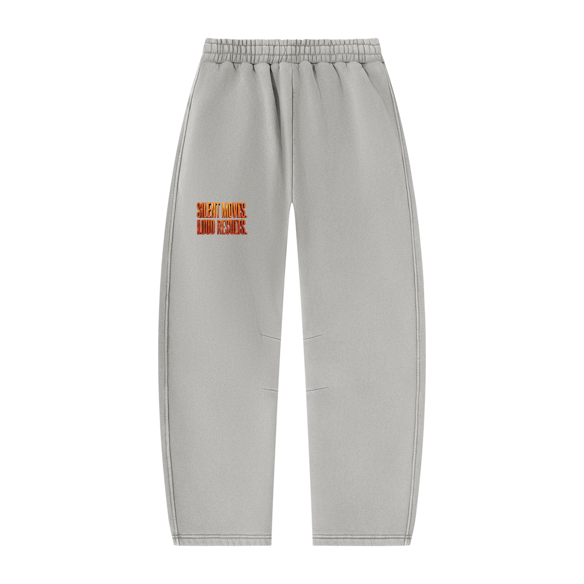 TOBU SILENT MOVES LOUD RESULTS 390 GSM VINTAGE WASH BARREL LEG SWEATPANTS