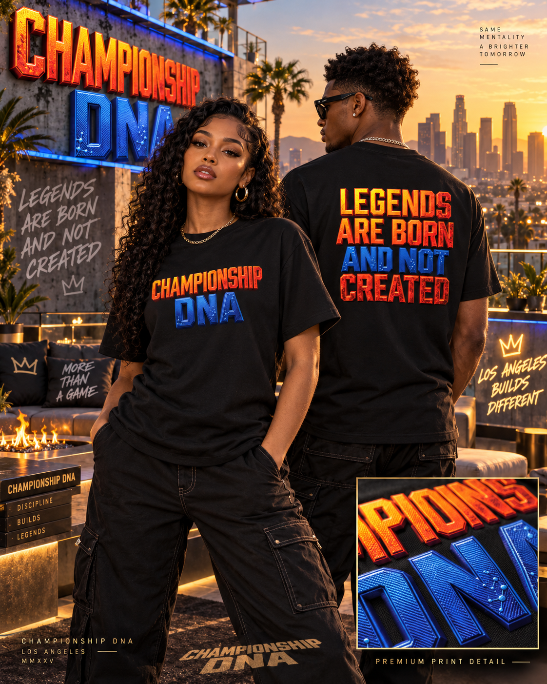 CHAMPIONSHIP DNA UNISEX QUICK-DRY T-SHIRT | 150 GSM PERFORMANCE LIFESTYLE TEE