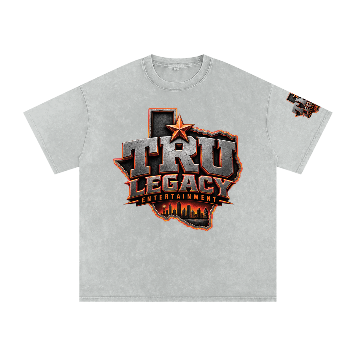 H-TOWN | CREATE YOUR LEGACY 250 GSM PREMIUM SNOW-WHITE HEAVYWEIGHT TEE