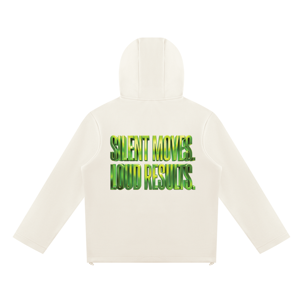 GOAT SOCIETY LASER FOCUSED 380 GSM PANELED FULL ZIP HOODIE | UNISEX PREMIUM