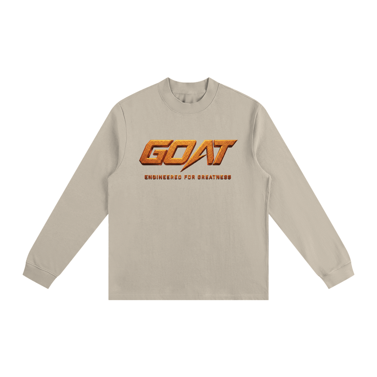 GOAT SOCIETY No Pressure Essential Mock Neck Sweatshirt