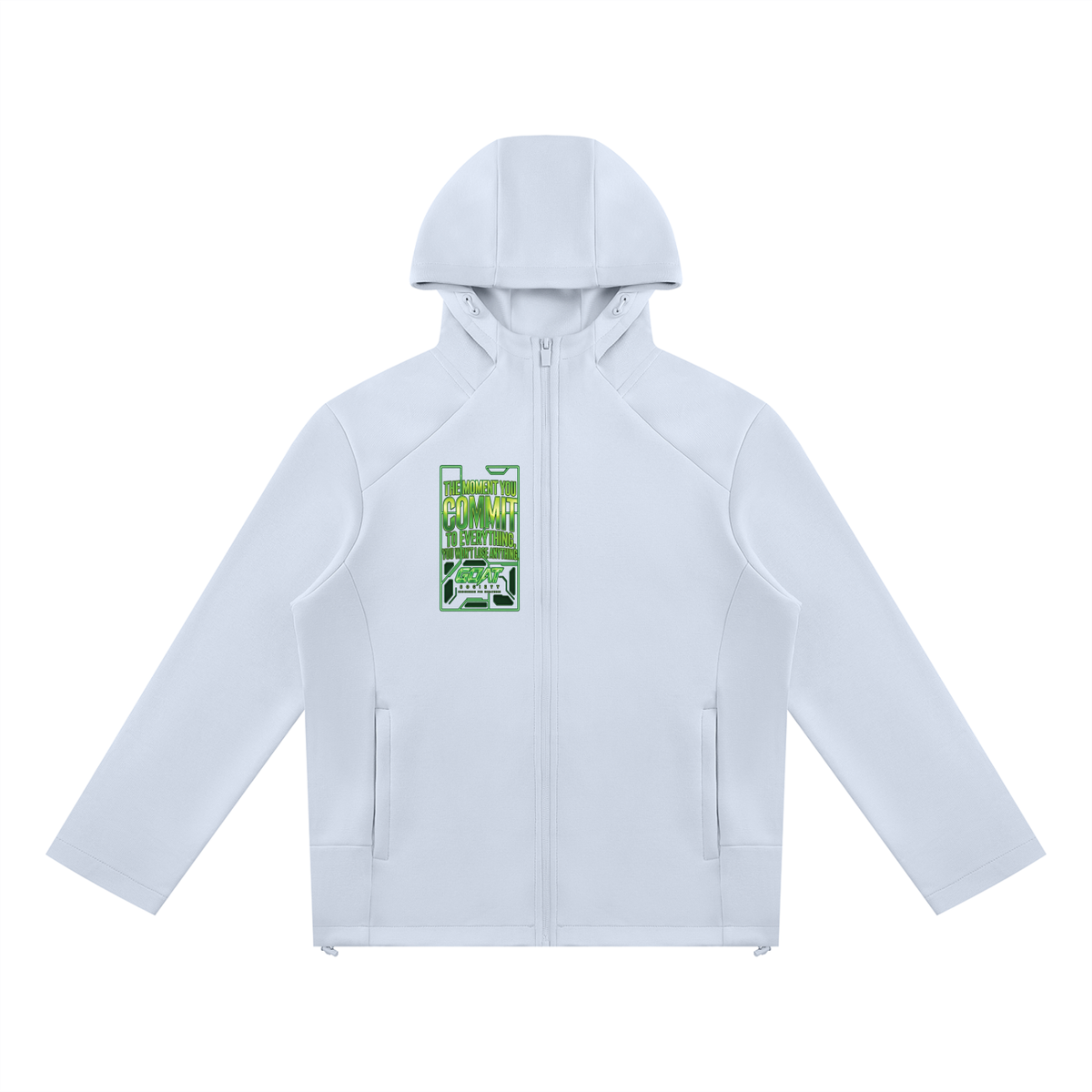 GOAT SOCIETY LASER FOCUSED 380 GSM PANELED FULL ZIP HOODIE | UNISEX PREMIUM