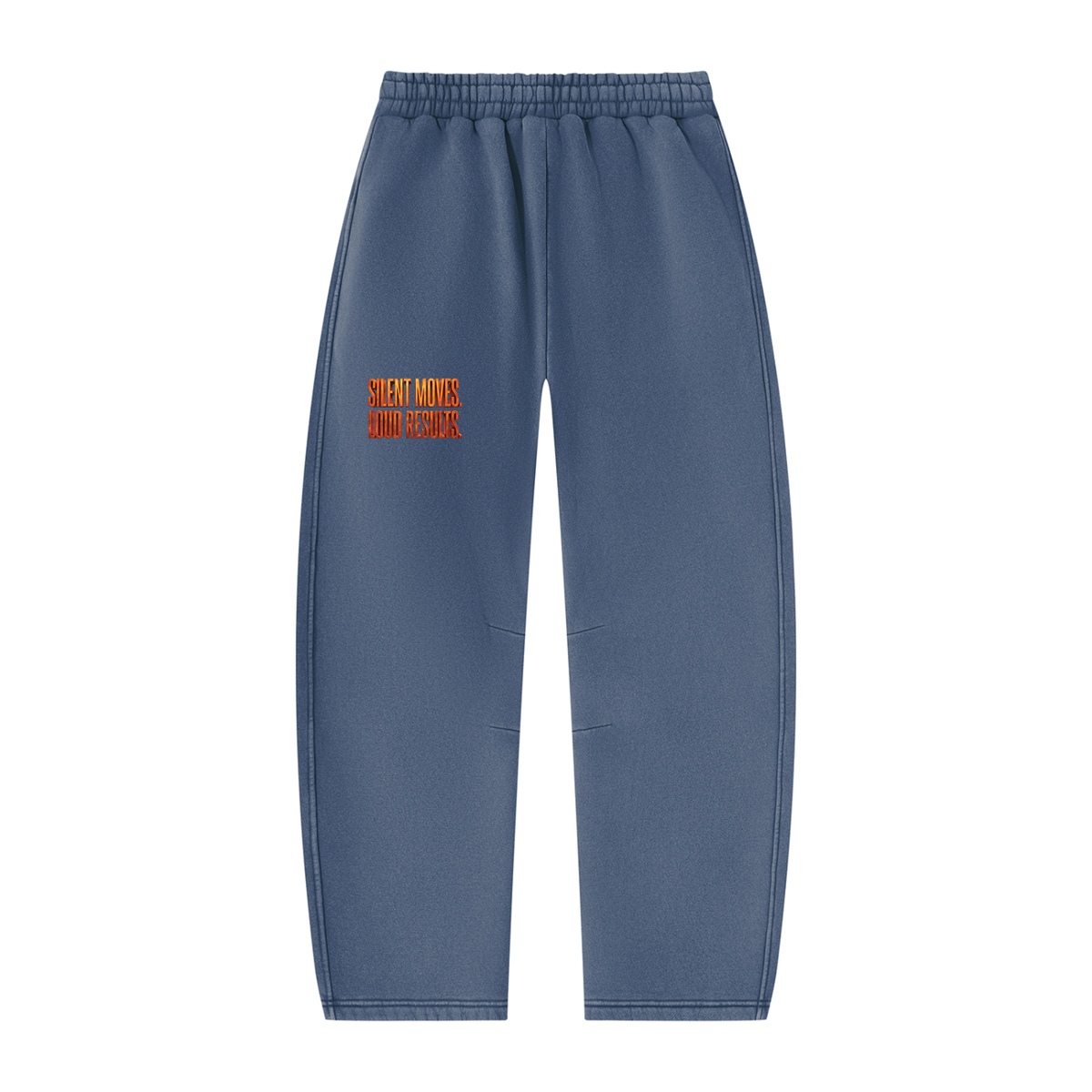 TOBU SILENT MOVES LOUD RESULTS 390 GSM VINTAGE WASH BARREL LEG SWEATPANTS