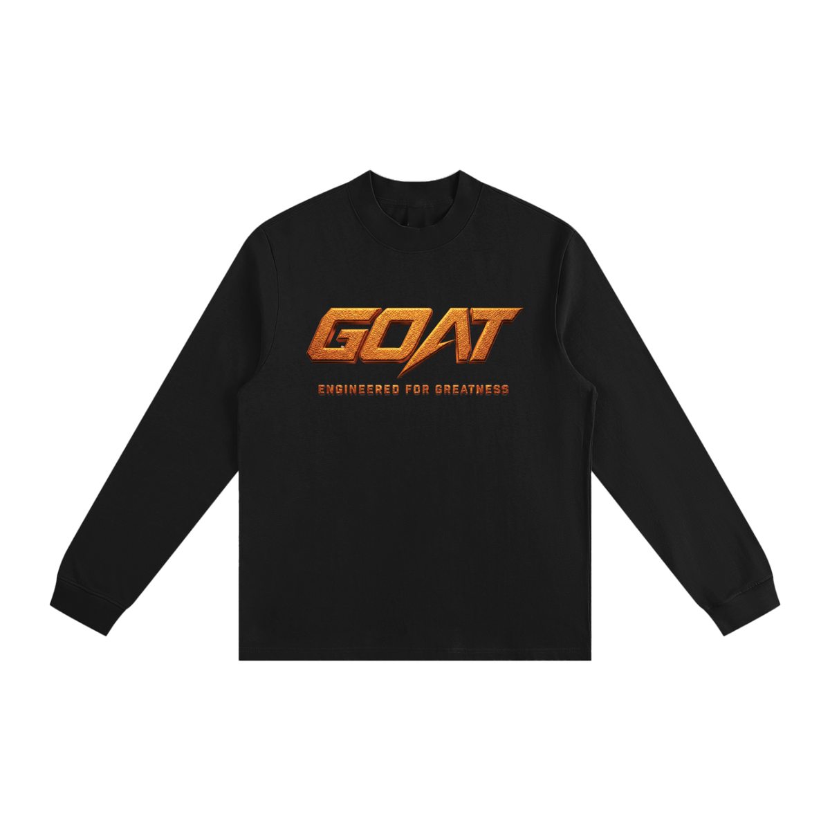 GOAT SOCIETY No Pressure Essential Mock Neck Sweatshirt