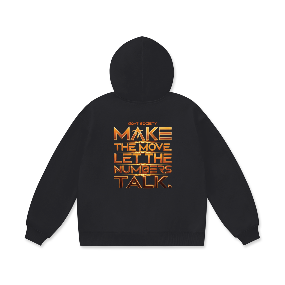 GOAT SOCIETY Standing on Business Oversized Heavyweight Fleece Hoodie