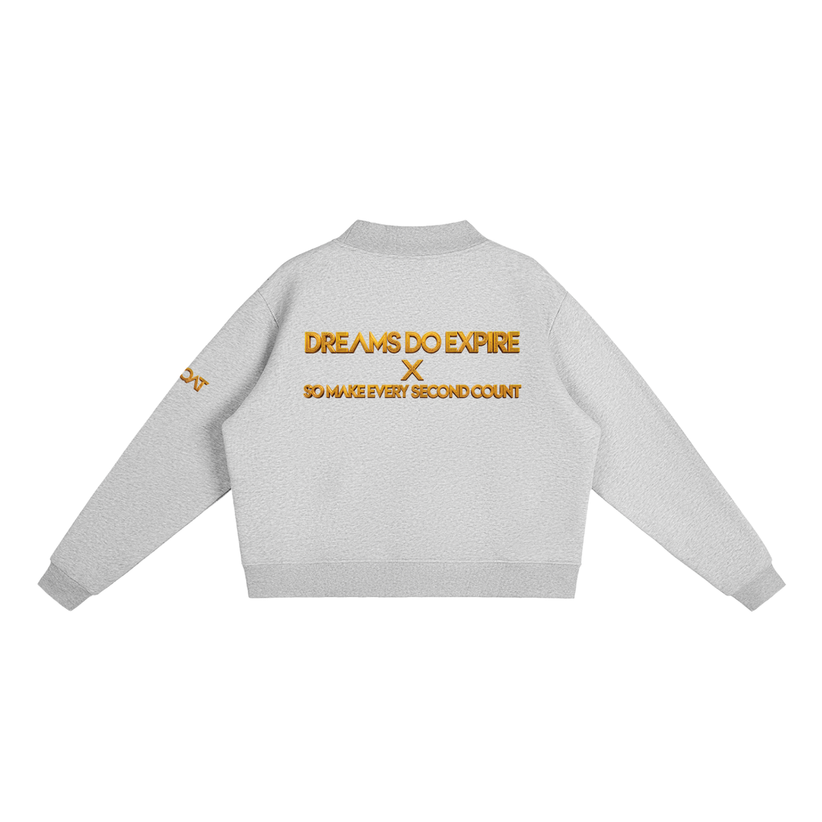 GOAT SOCIETY Essential Fleece Mock-Neck Crew Sweatshirt