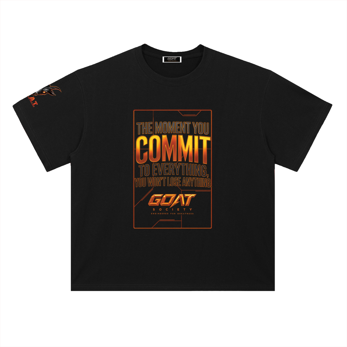 G.O.A.T. Society Heavyweight Drop Shoulder Tee