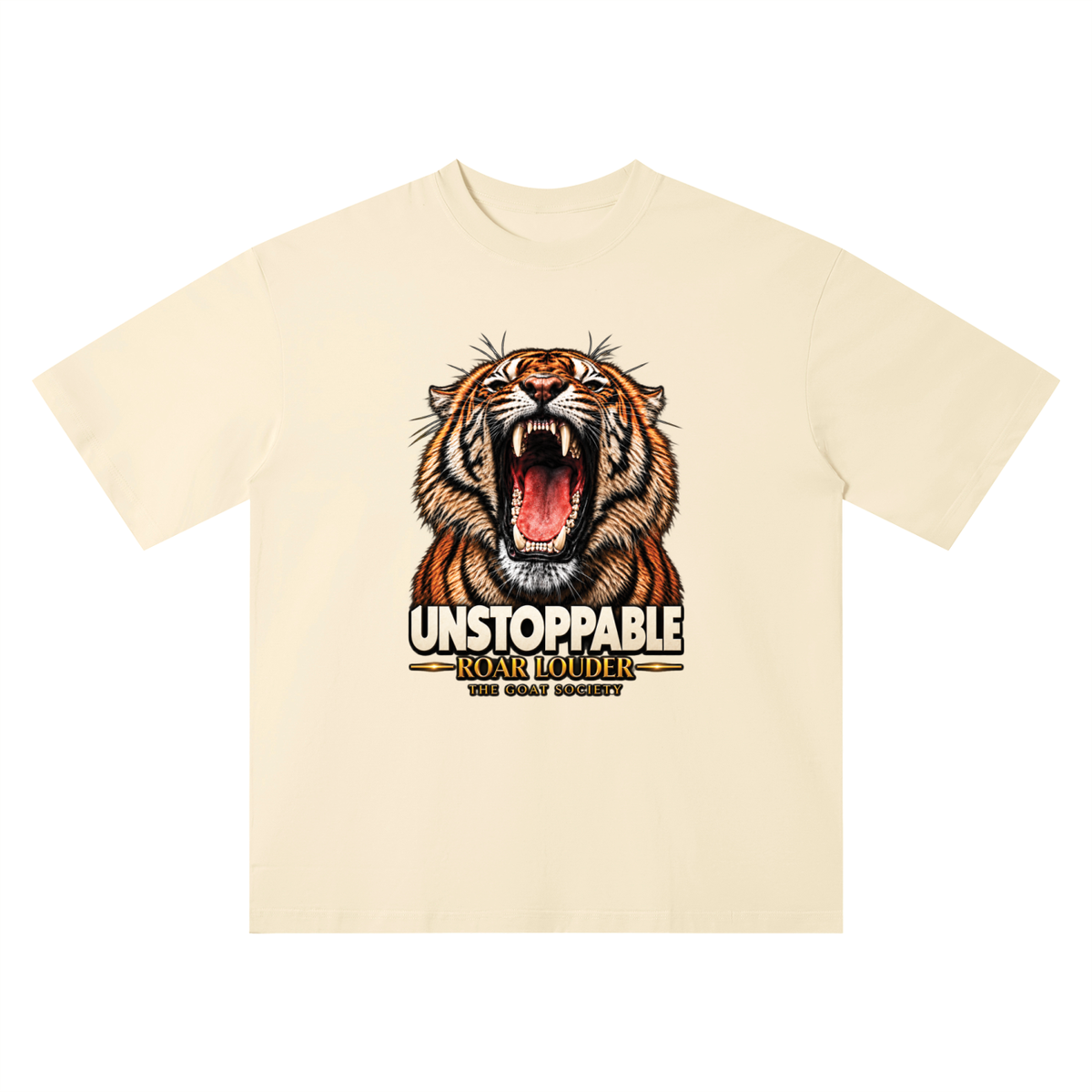 GOAT SOCIETY ROAR LOUDER UNISEX QUICK-DRY T-SHIRT | 150 GSM PERFORMANCE LIFESTYLE TEE