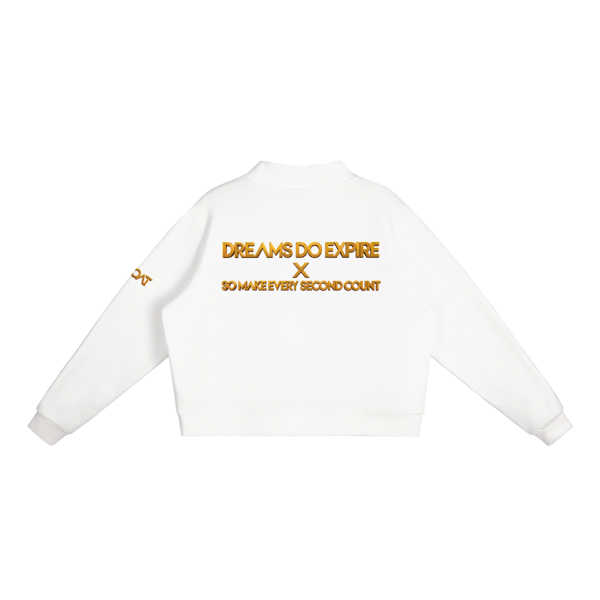 GOAT SOCIETY Essential Fleece Mock-Neck Crew Sweatshirt