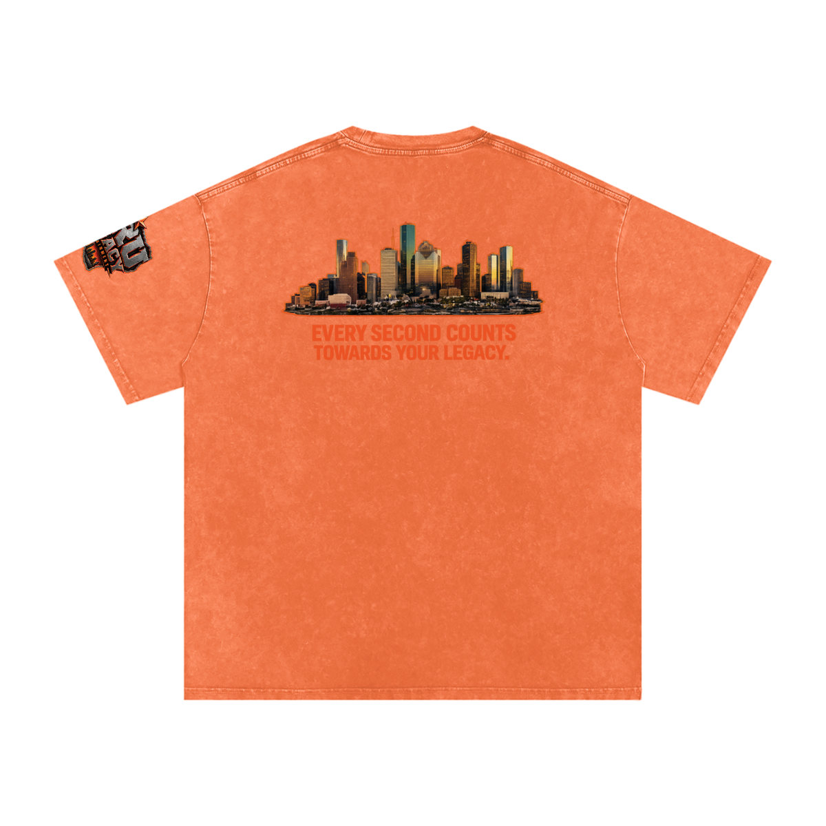 H-TOWN | CREATE YOUR LEGACY 250 GSM PREMIUM SNOW-WHITE HEAVYWEIGHT TEE