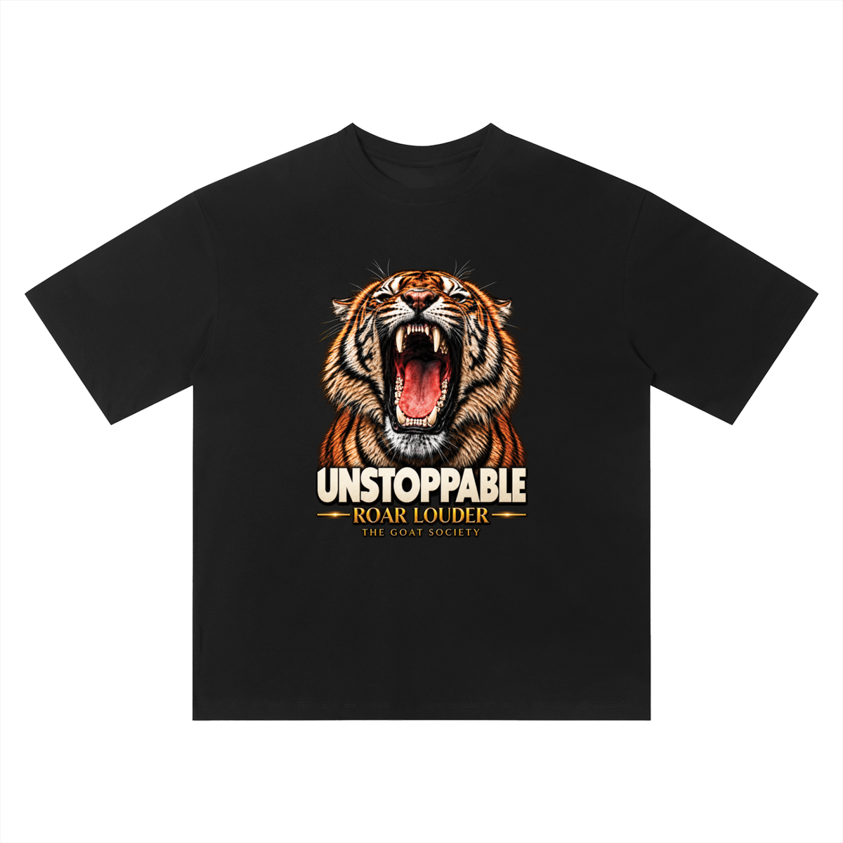GOAT SOCIETY ROAR LOUDER UNISEX QUICK-DRY T-SHIRT | 150 GSM PERFORMANCE LIFESTYLE TEE