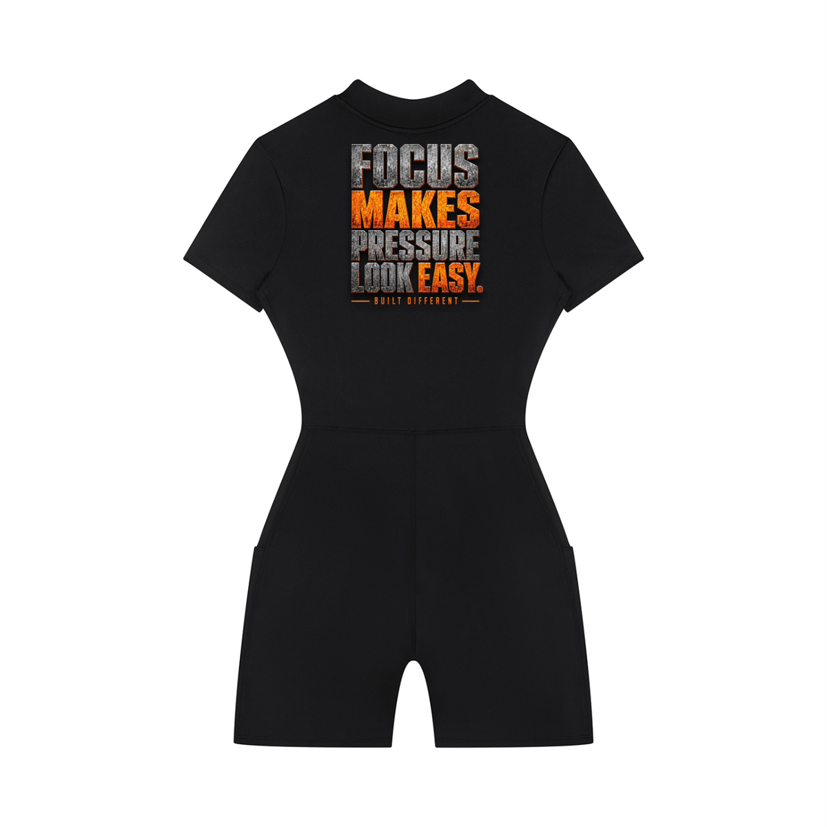 G.O.A.T. Society Women’s Quarter-Zip Short Sleeve Performance Romper