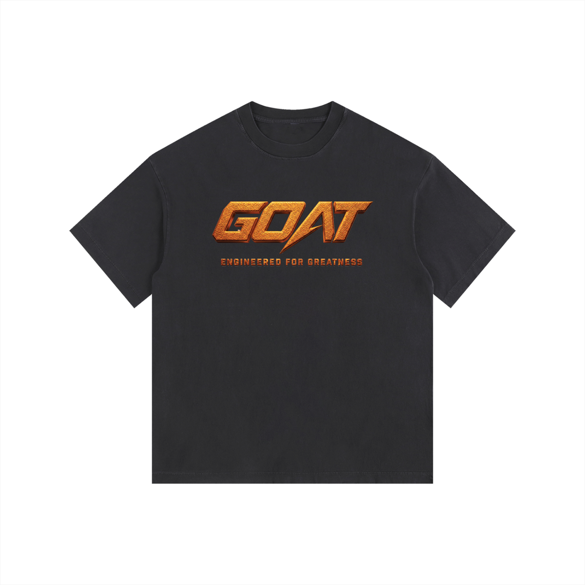 GOAT SOCIETY Everyday Hustle Vintage Washed Oversized Cotton T-Shirt