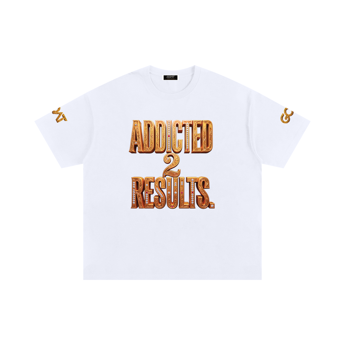 ADDICTED 2 RESULTS LARGER THAN LIFE COLLECTION | 250 GSM OVERSIZED COTTON T-SHIRT