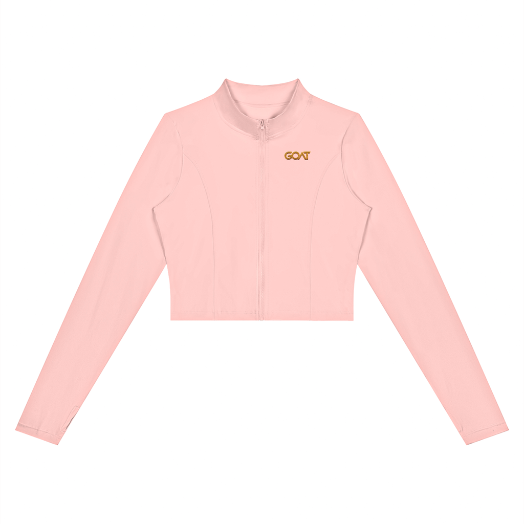 ADDICTED 2 RESULTS WOMEN’S 220 GSM CROPPED YOGA SPORTS JACKET | FULL-ZIP ACTIVEWEAR